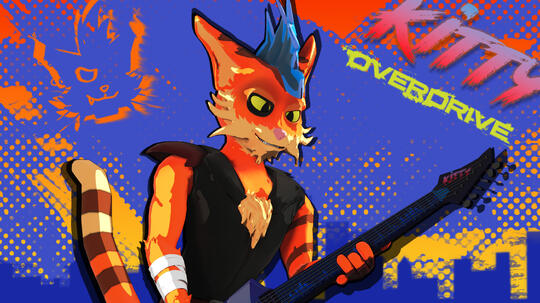 Kitty Overdrive - Composited Wallpaper