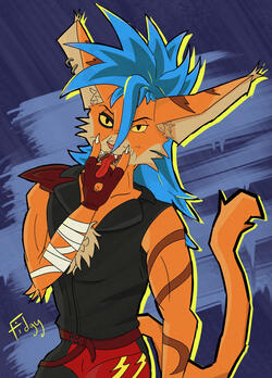 Kitty Overdrive, Going Glam (OC)